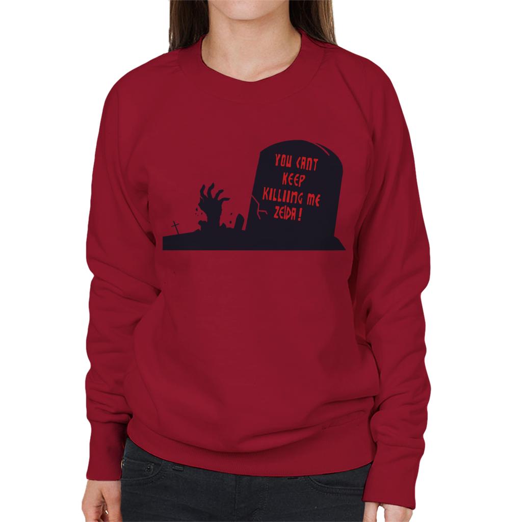 The Chilling Adventures Of Sabrina You Can't Keep Killing Me Zelda Women's Sweatshirt-ALL + EVERY