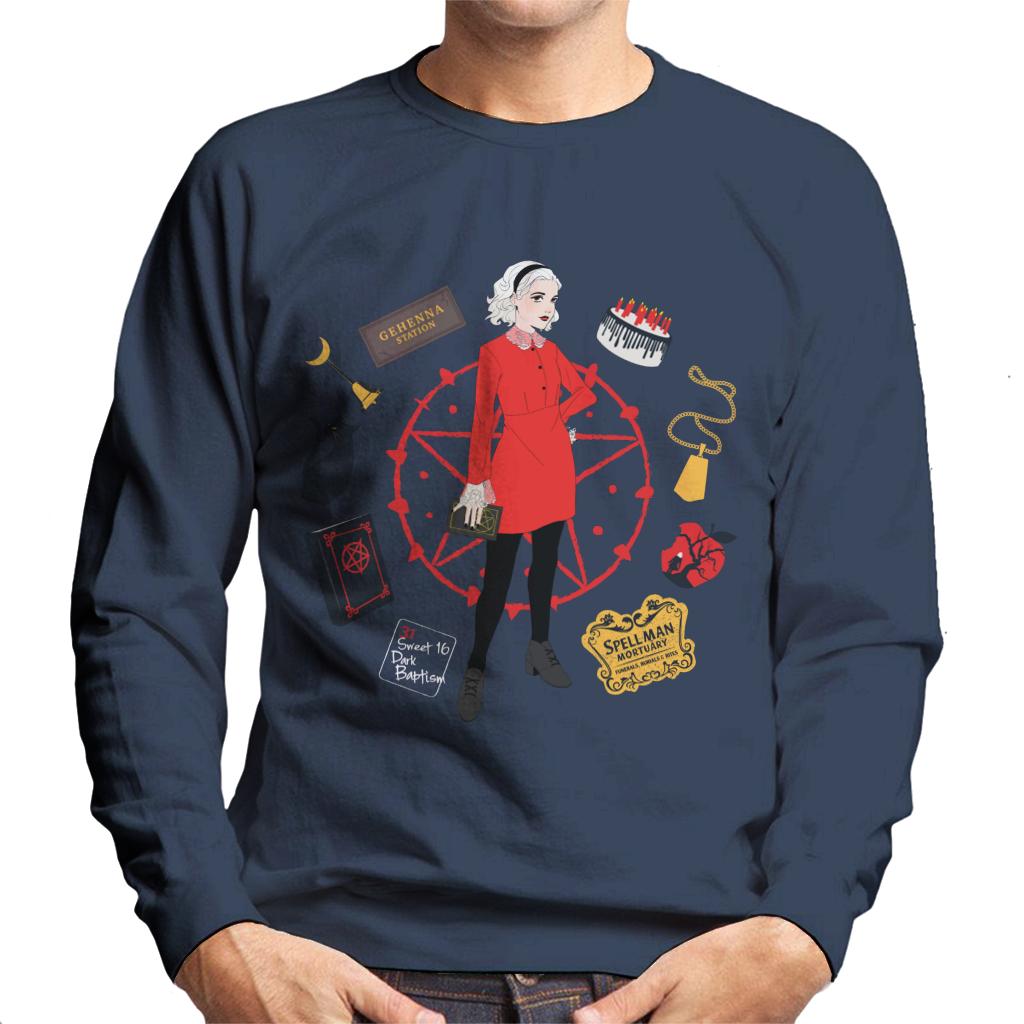 The Chilling Adventures Of Sabrina Gehenna Station Men's Sweatshirt-ALL + EVERY