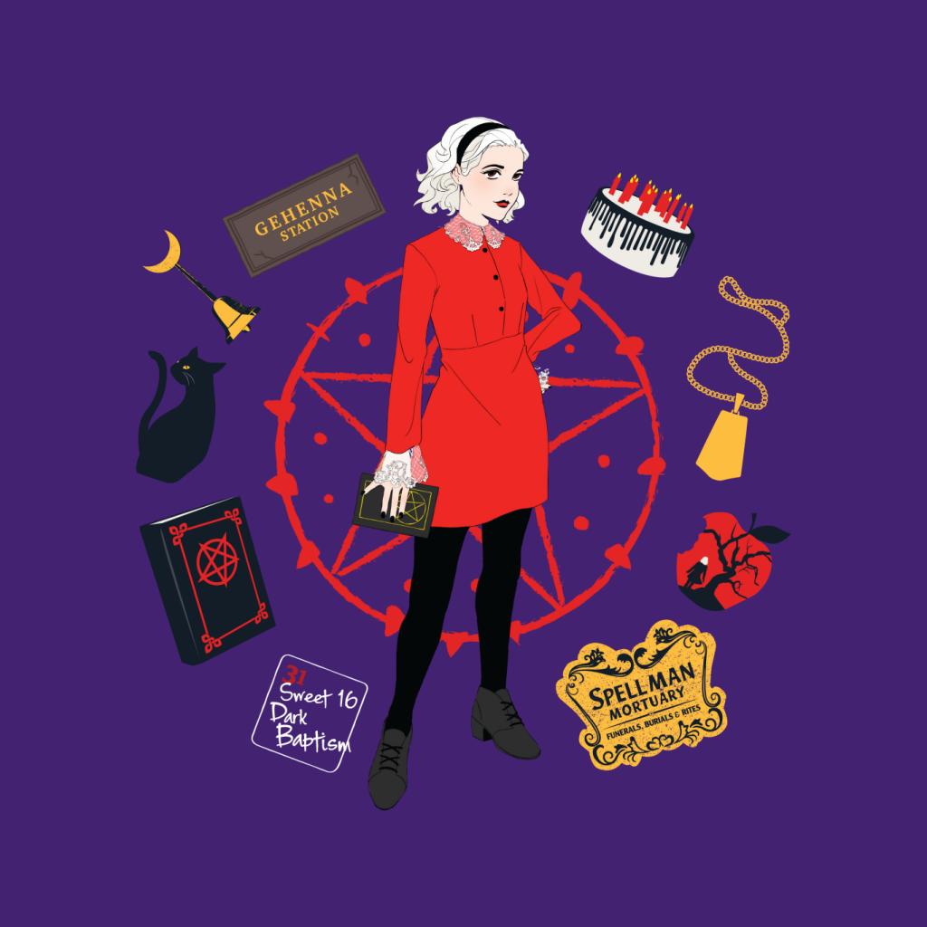 The Chilling Adventures Of Sabrina Gehenna Station Women's T-Shirt-ALL + EVERY