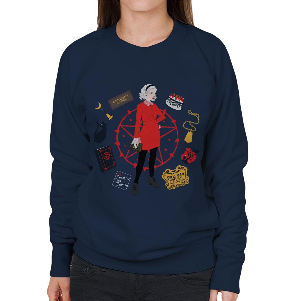 The Chilling Adventures Of Sabrina Gehenna Station Women's Sweatshirt-ALL + EVERY