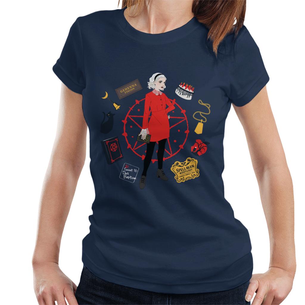 The Chilling Adventures Of Sabrina Gehenna Station Women's T-Shirt-ALL + EVERY