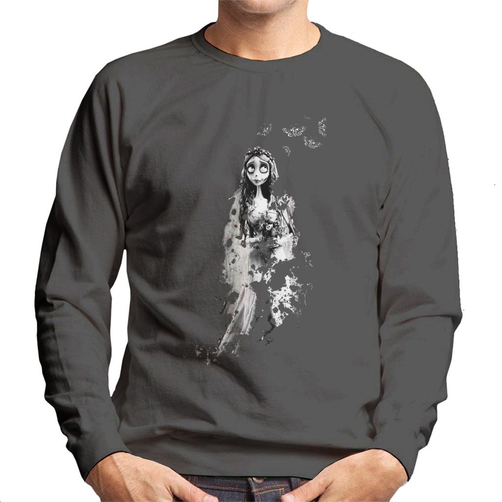 Corpse Bride Emily Butterflies Men's Sweatshirt-ALL + EVERY