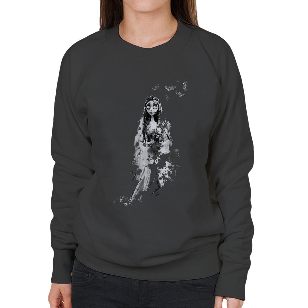 Corpse Bride Emily Butterflies Women's Sweatshirt-ALL + EVERY