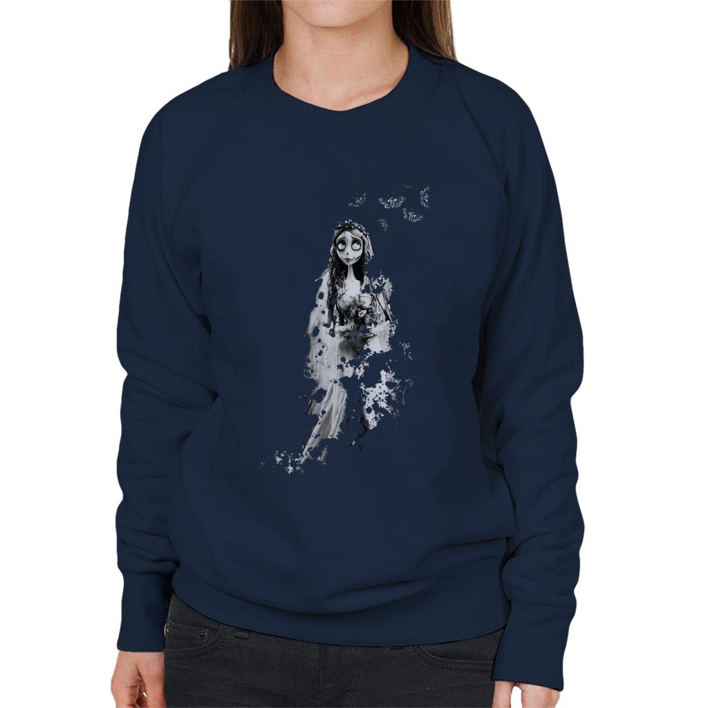 Corpse Bride Emily Butterflies Women's Sweatshirt-ALL + EVERY