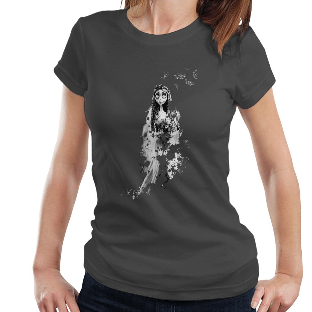 Corpse Bride Emily Butterflies Women's T-Shirt-ALL + EVERY