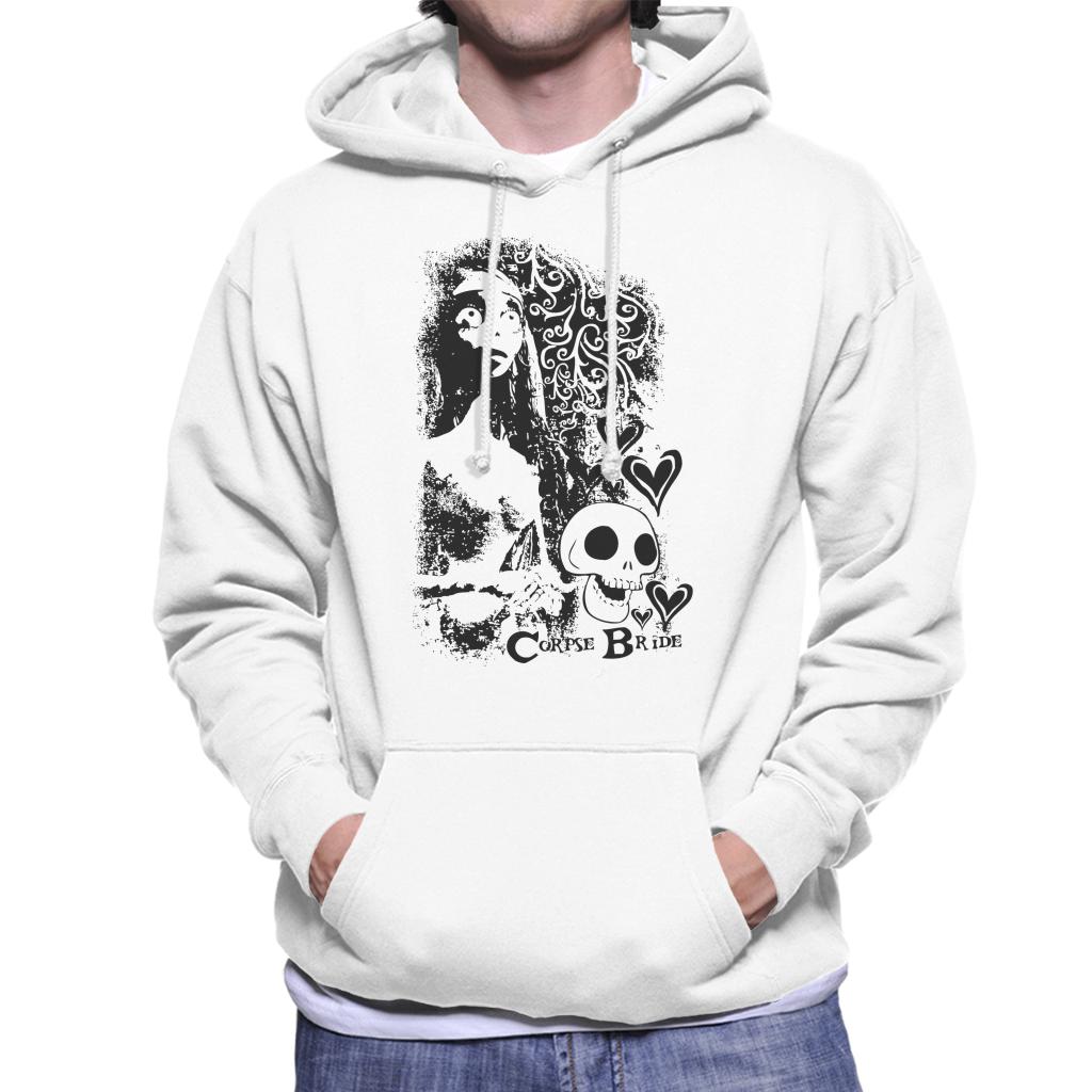 Corpse Bride Emily Skulls Men's Hooded Sweatshirt-ALL + EVERY