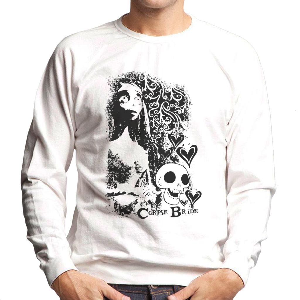 Corpse Bride Emily Skulls Men's Sweatshirt-ALL + EVERY