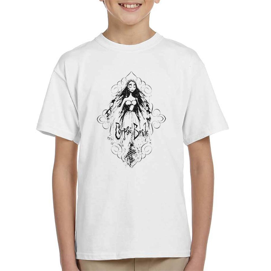 Corpse Bride Emily Flying Kid's T-Shirt-ALL + EVERY