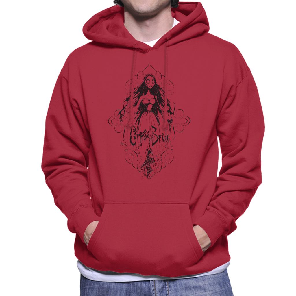 Corpse Bride Emily Flying Men's Hooded Sweatshirt-ALL + EVERY