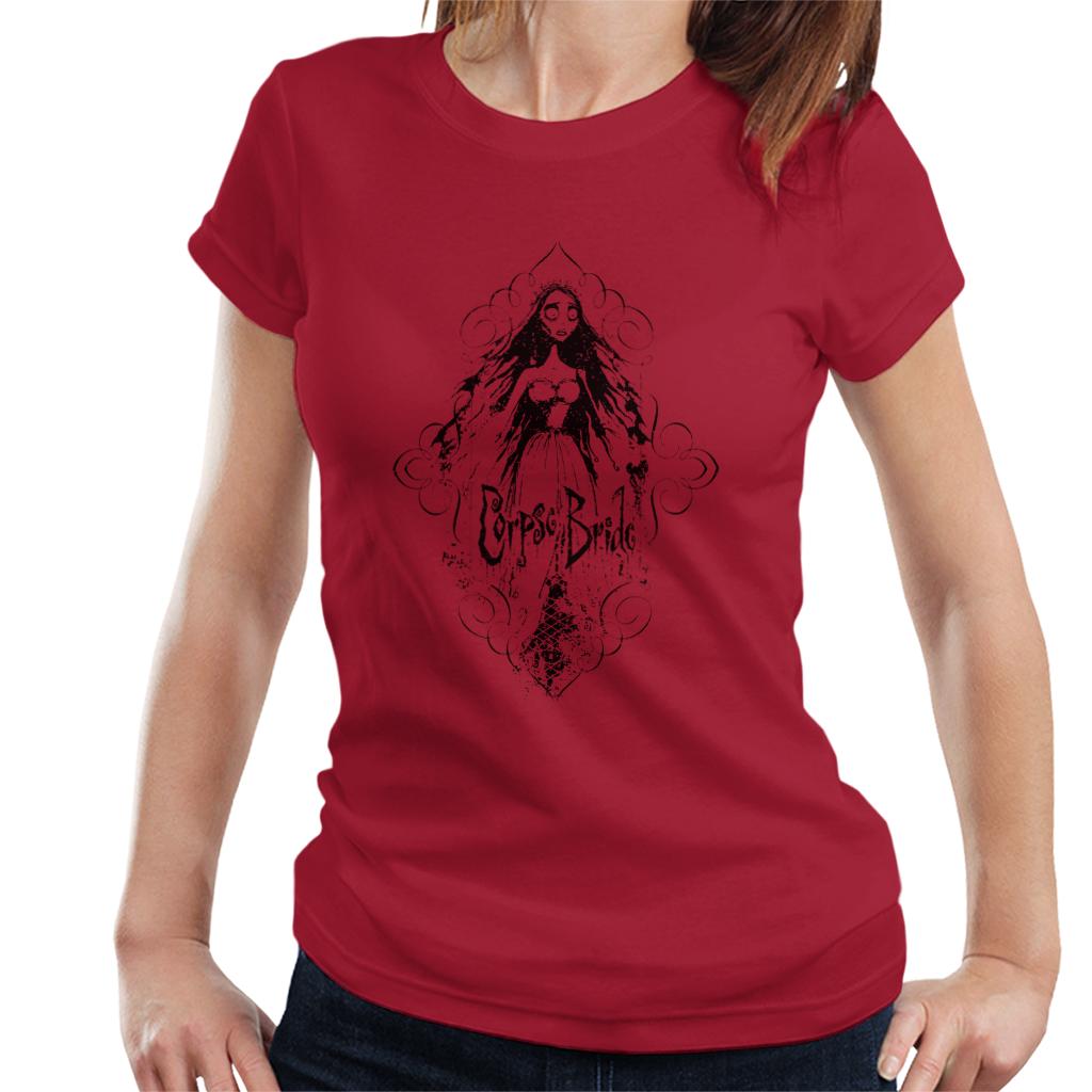 Corpse Bride Emily Flying Women's T-Shirt-ALL + EVERY