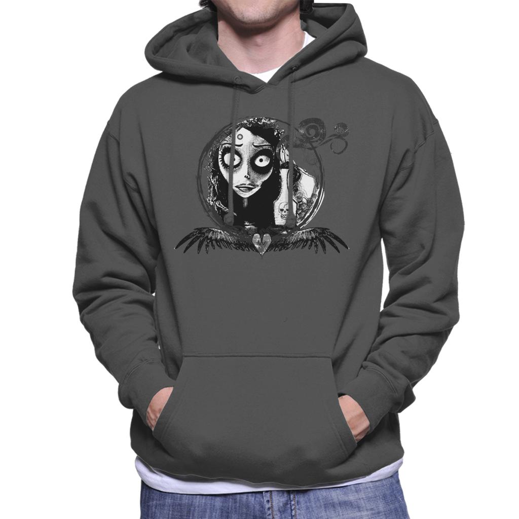 Corpse Bride Emily Looking In The Mirror Men's Hooded Sweatshirt-ALL + EVERY