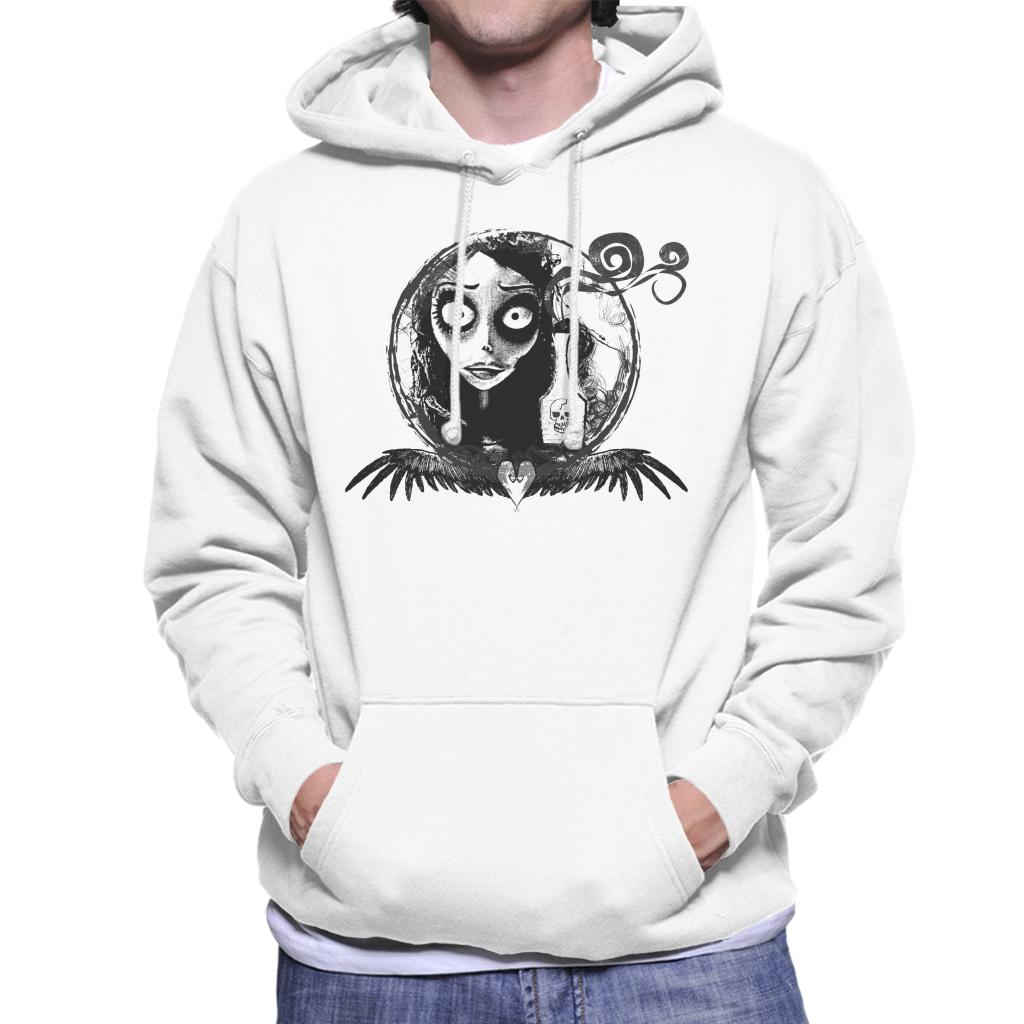 Corpse Bride Emily Looking In The Mirror Men's Hooded Sweatshirt-ALL + EVERY