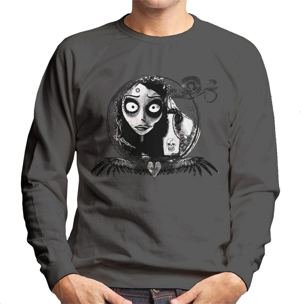 Corpse Bride Emily Looking In The Mirror Men's Sweatshirt-ALL + EVERY