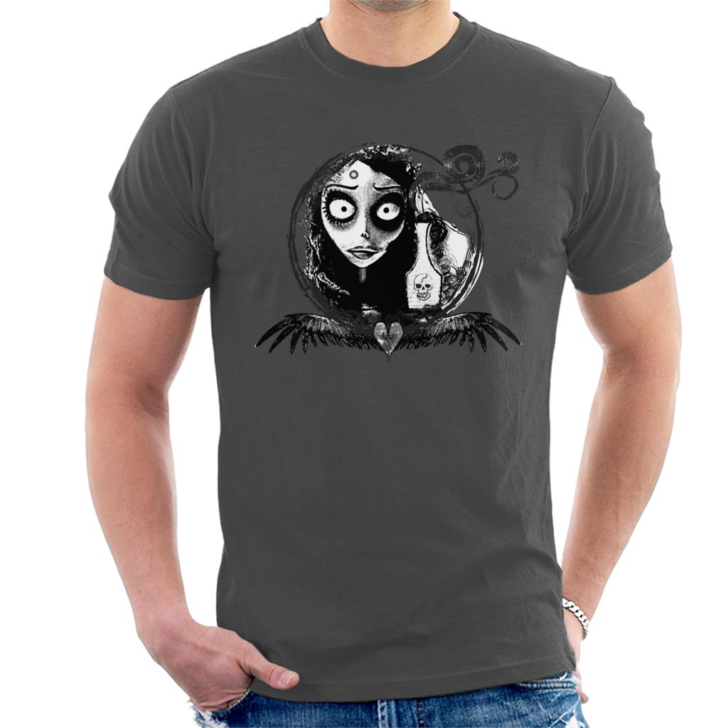 Corpse Bride Emily Looking In The Mirror Men's T-Shirt-ALL + EVERY