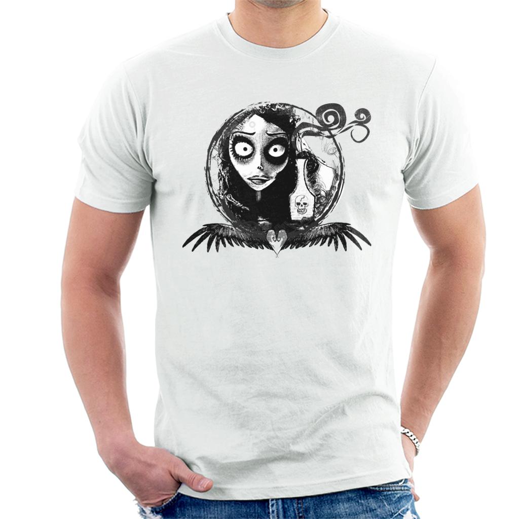 Corpse Bride Emily Looking In The Mirror Men's T-Shirt-ALL + EVERY