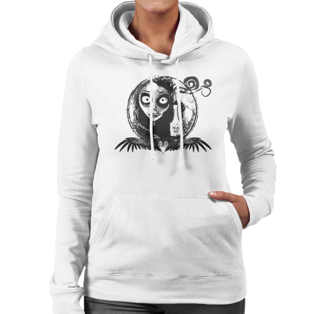 Corpse Bride Emily Looking In The Mirror Women's Hooded Sweatshirt-ALL + EVERY