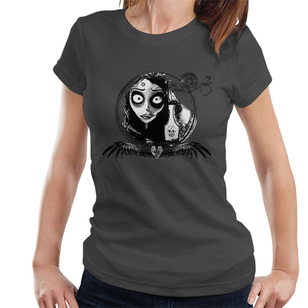 Corpse Bride Emily Looking In The Mirror Women's T-Shirt-ALL + EVERY