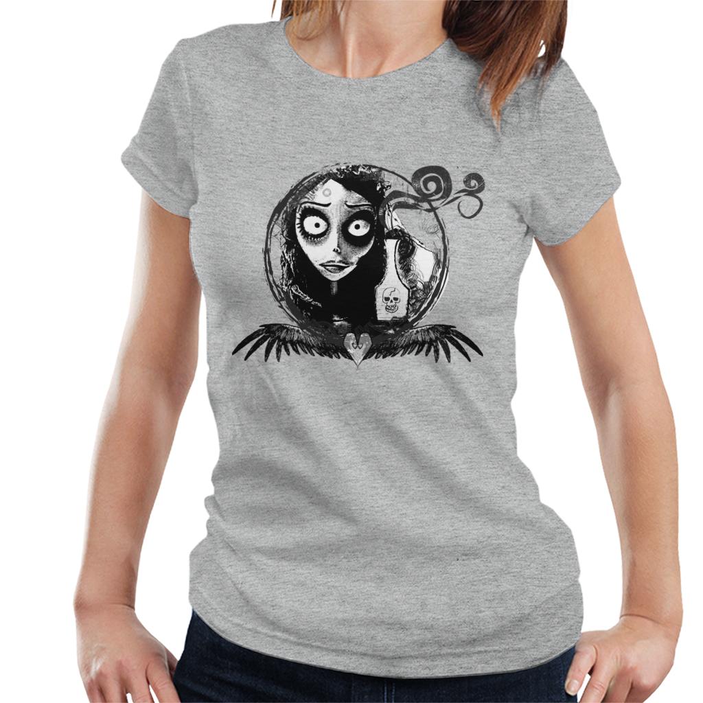 Corpse Bride Emily Looking In The Mirror Women's T-Shirt-ALL + EVERY