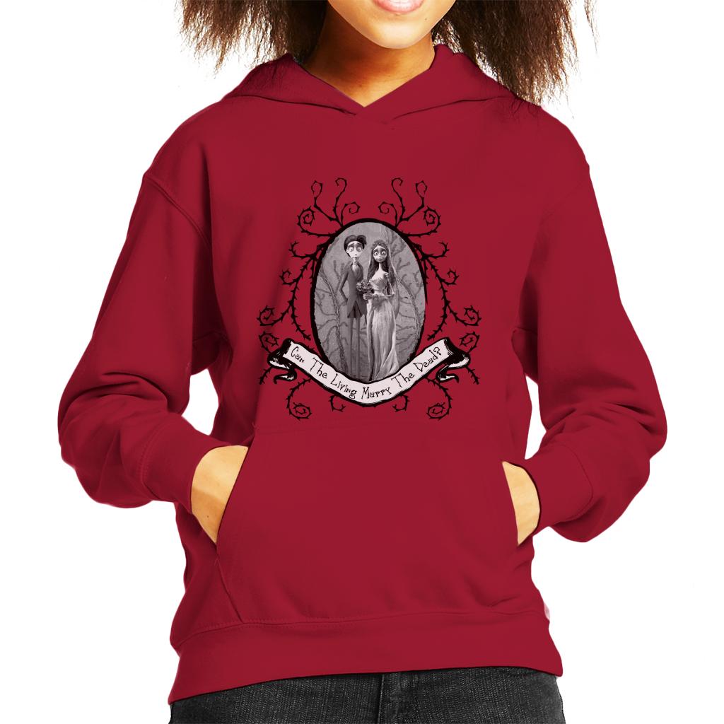 Corpse Bride Halloween Can The Living Marry The Dead Kid's Hooded Sweatshirt-ALL + EVERY