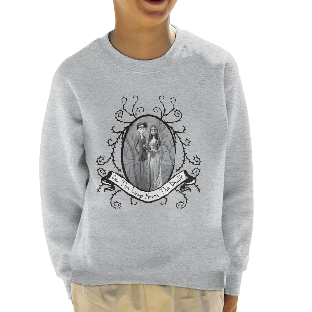 Corpse Bride Halloween Can The Living Marry The Dead Kid's Sweatshirt-ALL + EVERY