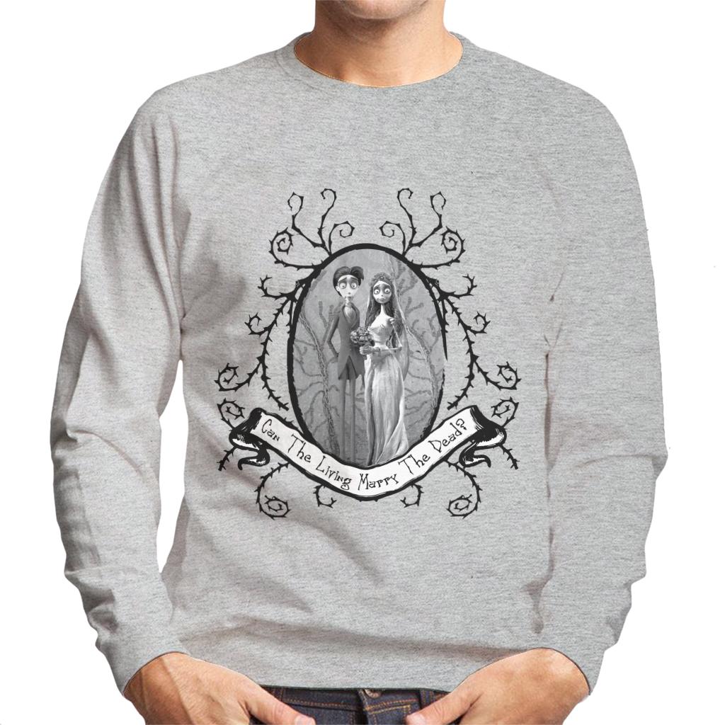 Corpse Bride Halloween Can The Living Marry The Dead Men's Sweatshirt-ALL + EVERY