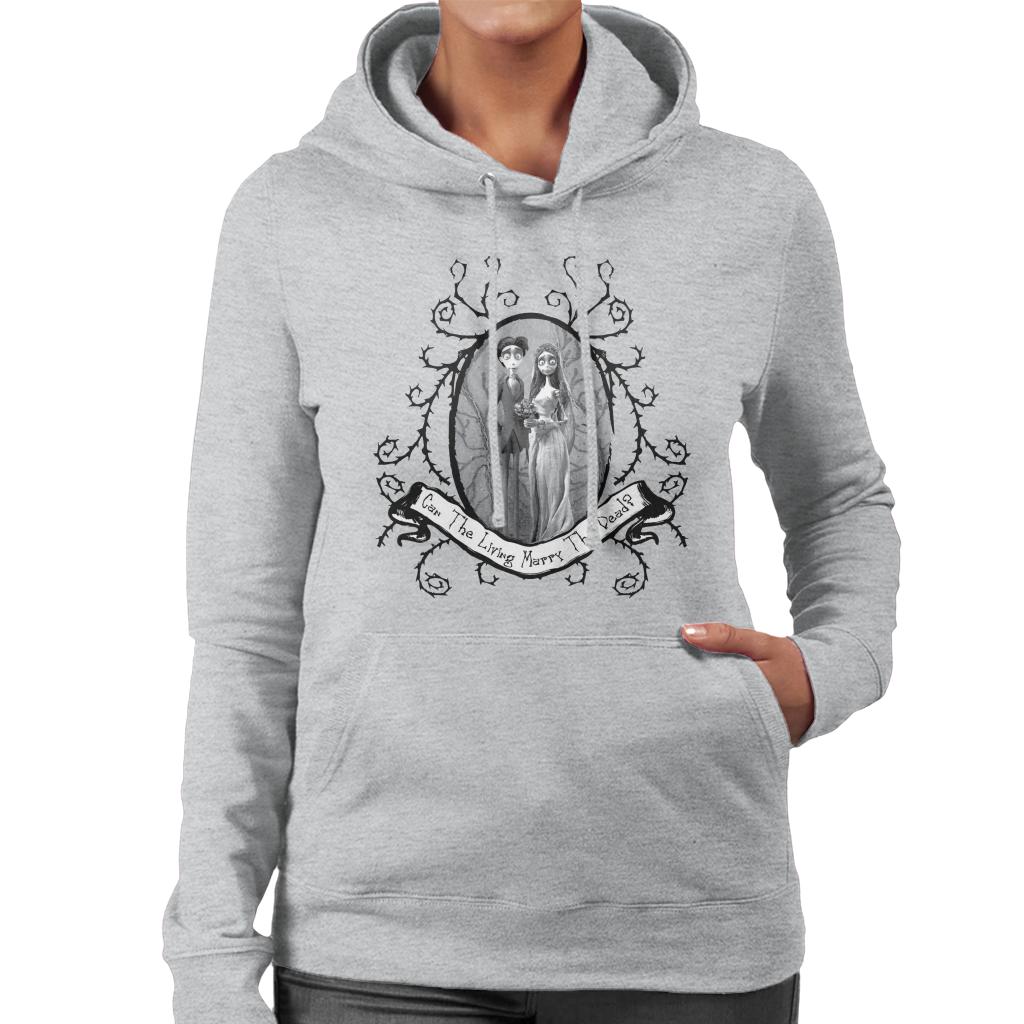 Corpse Bride Halloween Can The Living Marry The Dead Women's Hooded Sweatshirt-ALL + EVERY