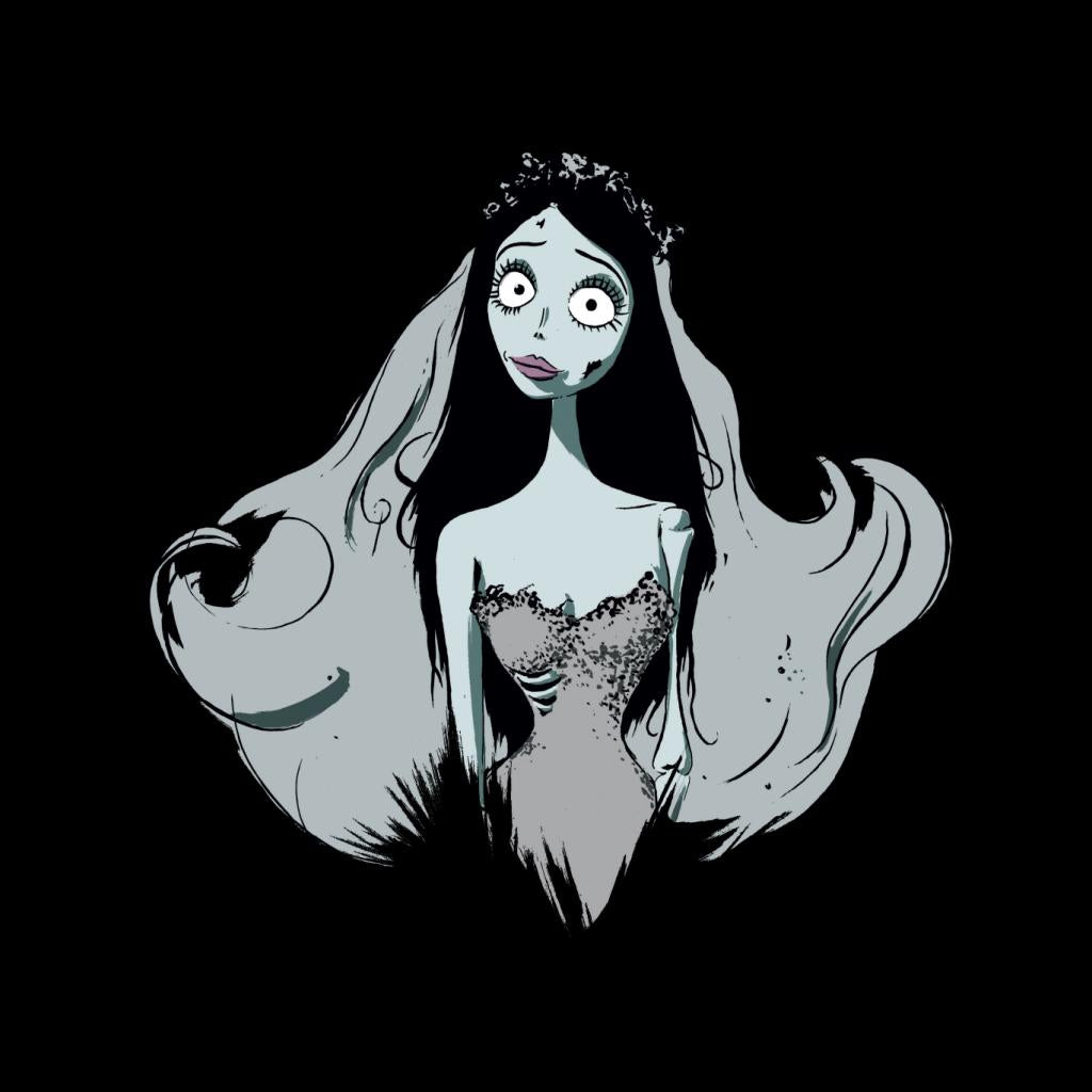 Corpse Bride Halloween Emily Portrait Kid's T-Shirt-ALL + EVERY