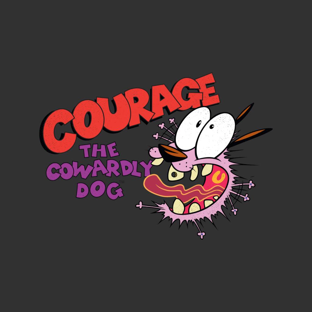 Courage The Cowardly Dog Halloween Scared Men's T-Shirt-ALL + EVERY