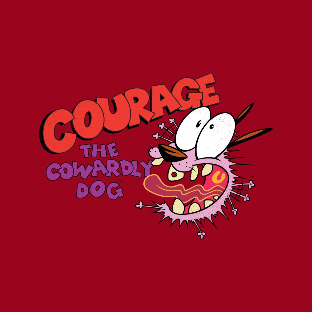 Courage The Cowardly Dog Halloween Scared Men's Hooded Sweatshirt-ALL + EVERY