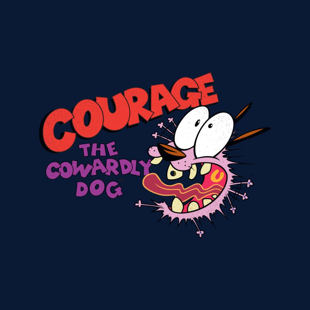 Courage The Cowardly Dog Halloween Scared Men's Hooded Sweatshirt-ALL + EVERY