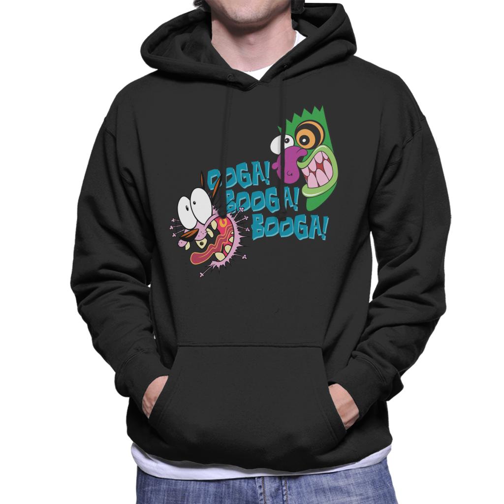 Courage The Cowardly Dog Halloween Ooga Booga Booga Men's Hooded Sweatshirt-ALL + EVERY