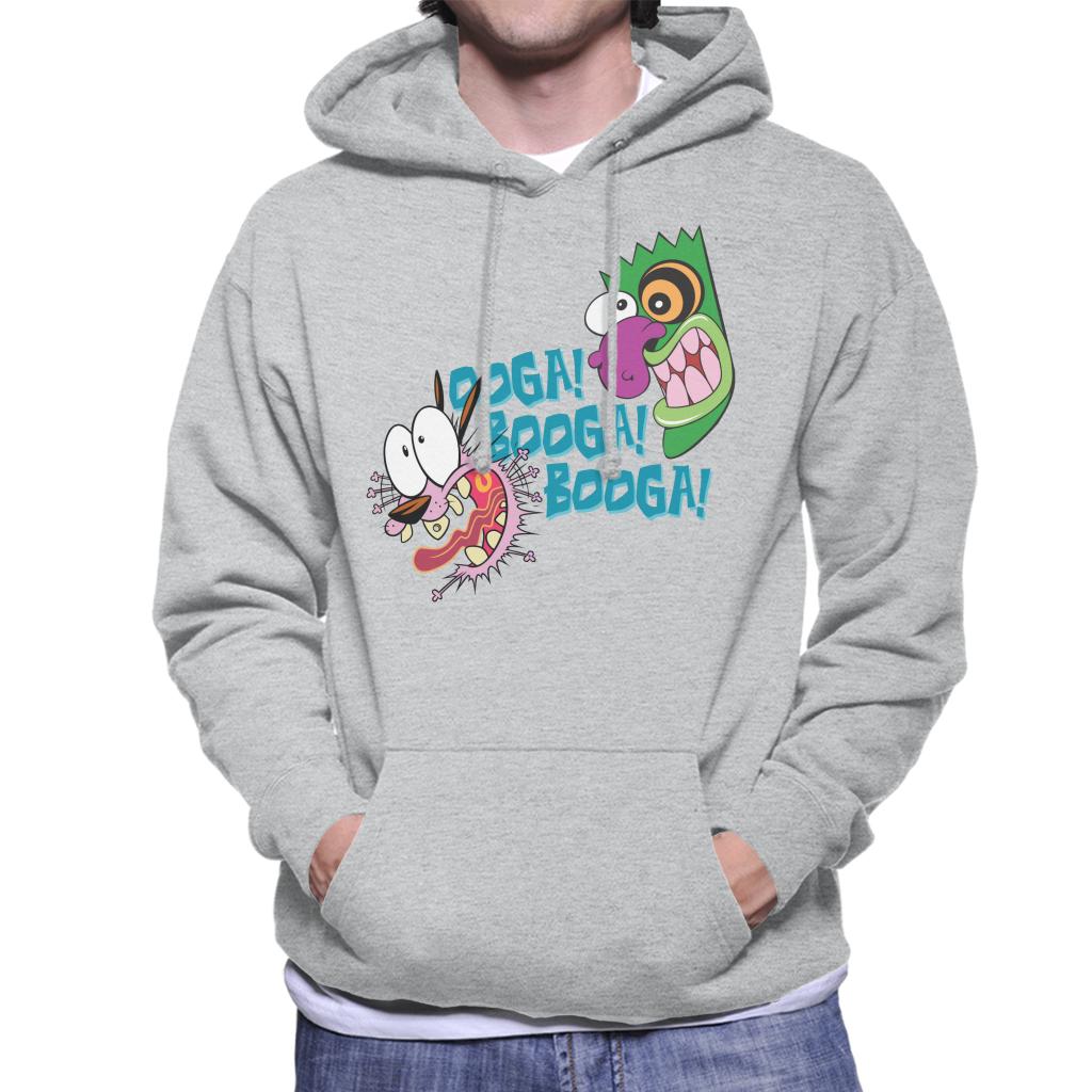 Courage The Cowardly Dog Halloween Ooga Booga Booga Men's Hooded Sweatshirt-ALL + EVERY