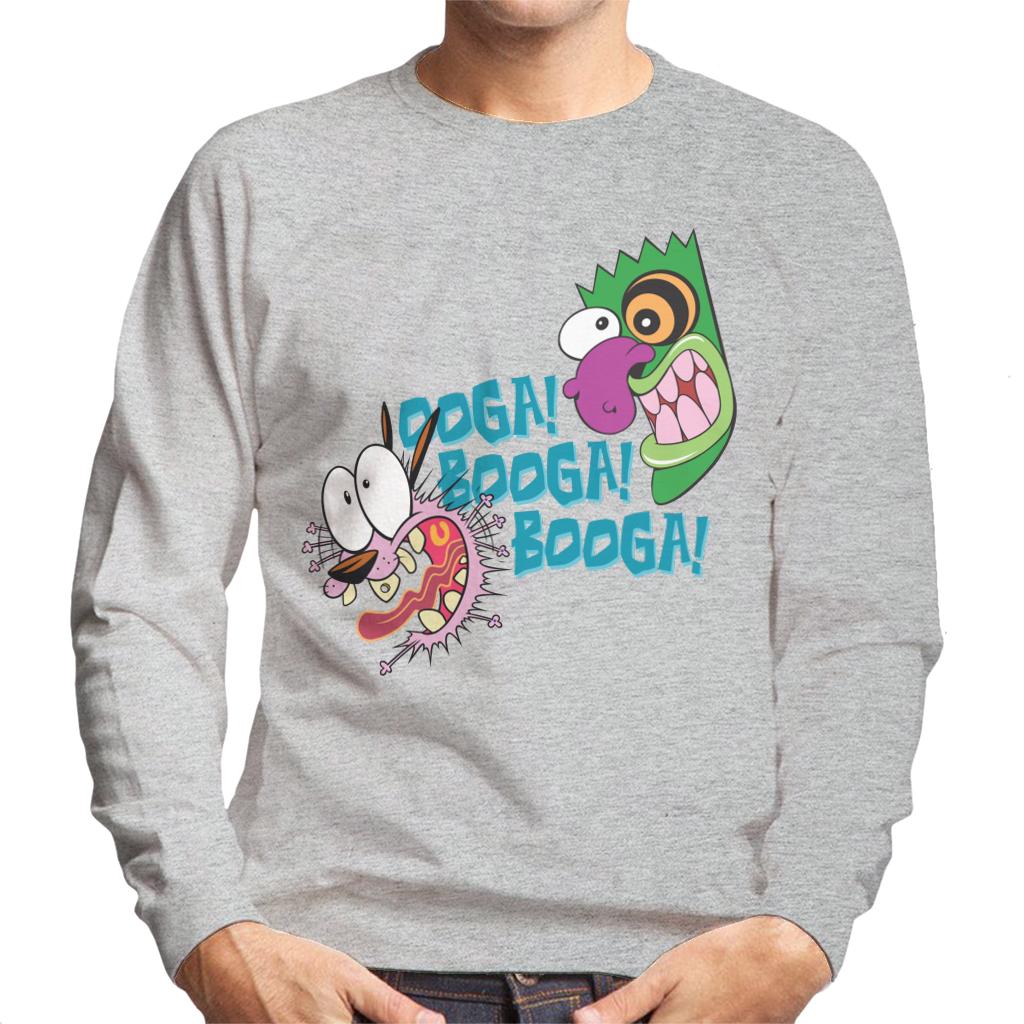 Courage The Cowardly Dog Halloween Ooga Booga Booga Men's Sweatshirt-ALL + EVERY