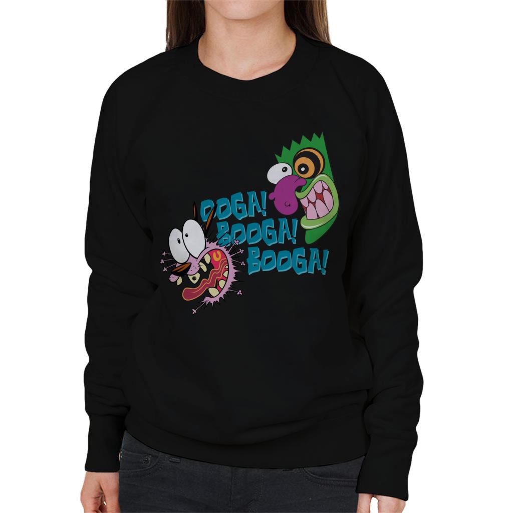 Courage The Cowardly Dog Halloween Ooga Booga Booga Women's Sweatshirt-ALL + EVERY