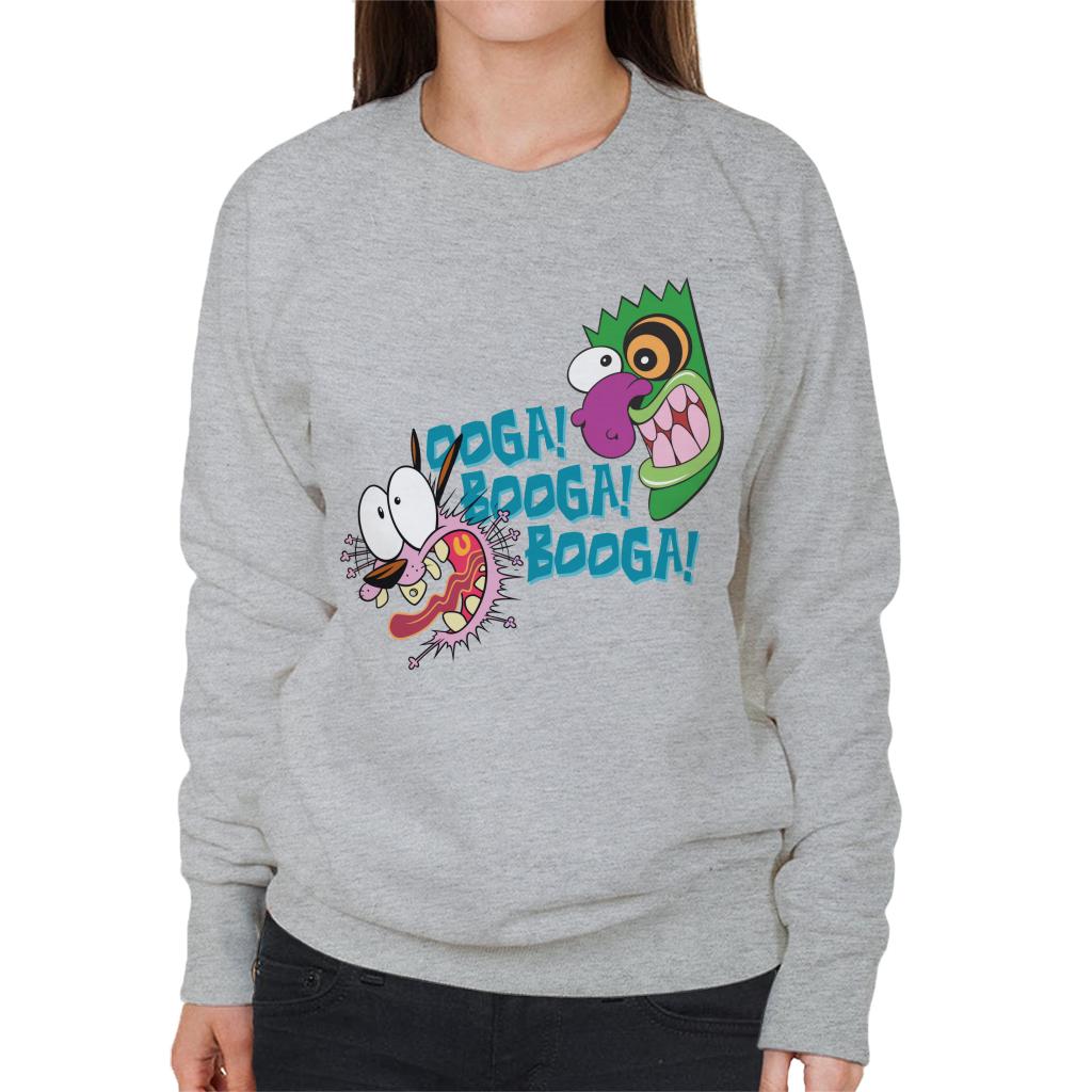 Courage The Cowardly Dog Halloween Ooga Booga Booga Women's Sweatshirt-ALL + EVERY