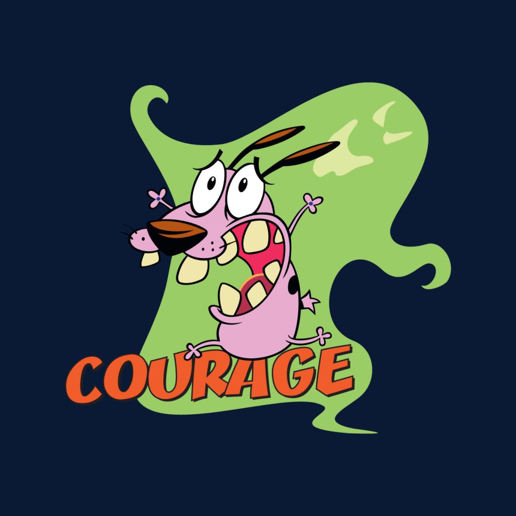 Courage The Cowardly Dog Halloween Scream Kid's Hooded Sweatshirt-ALL + EVERY