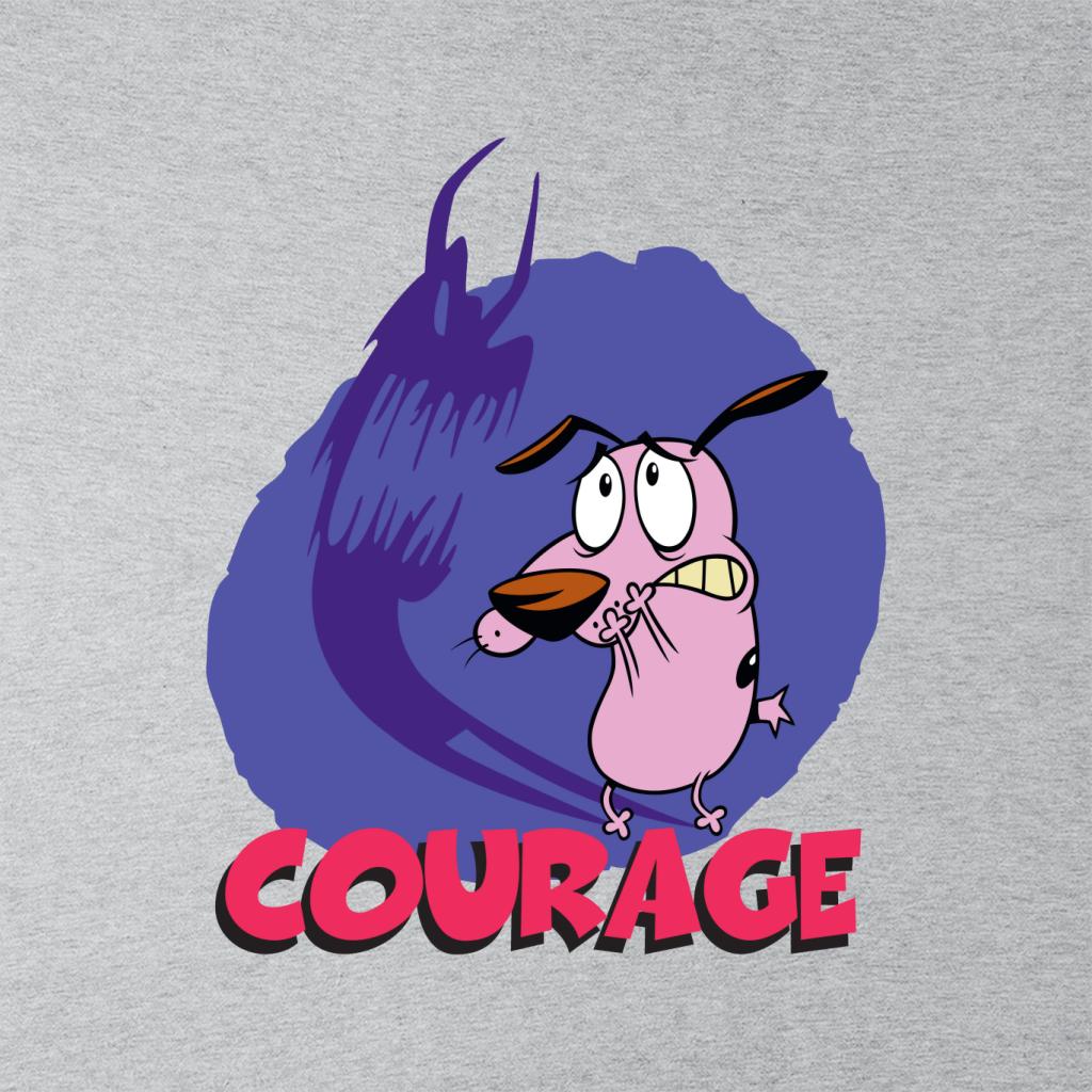 Courage The Cowardly Dog Halloween Scary Shadow Kid's T-Shirt-ALL + EVERY