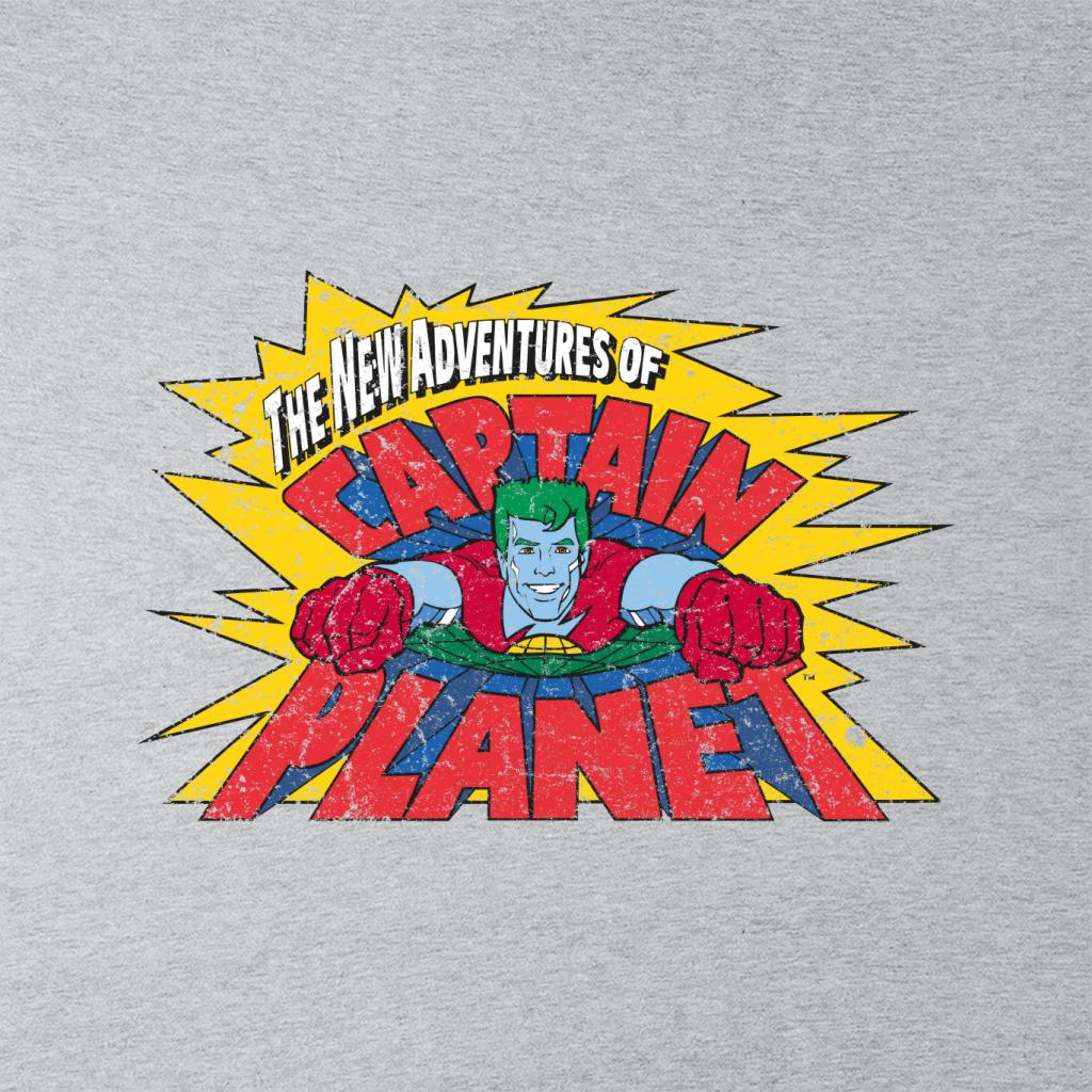 Captain Planet The New Adventures Logo Men's T-Shirt-ALL + EVERY