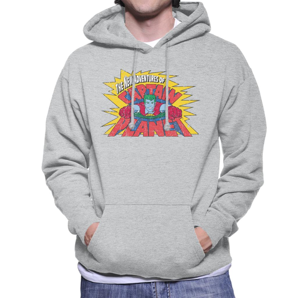 Captain Planet The New Adventures Logo Men's Hooded Sweatshirt-ALL + EVERY