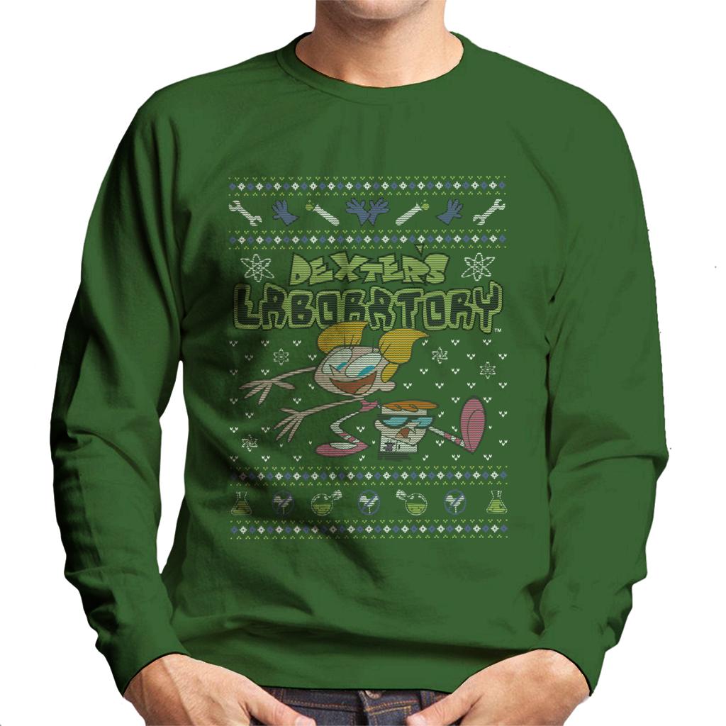 Dexter's Laboratory Christmas Dee Dee And Dexter Men's Sweatshirt-ALL + EVERY