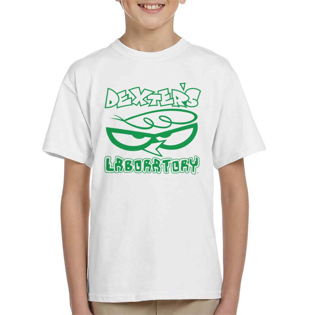 Dexter's Laboratory Logo Silhouette Kid's T-Shirt-ALL + EVERY