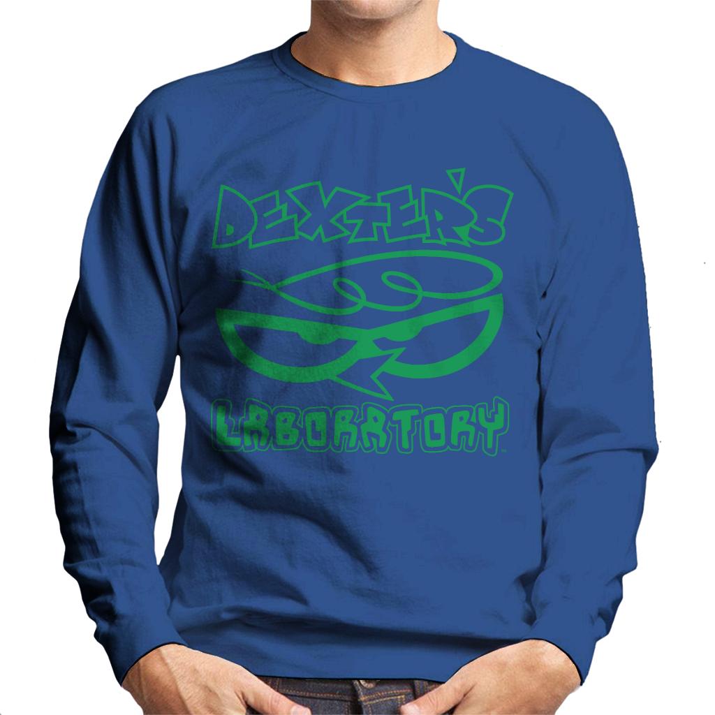 Dexter's Laboratory Logo Silhouette Men's Sweatshirt-ALL + EVERY