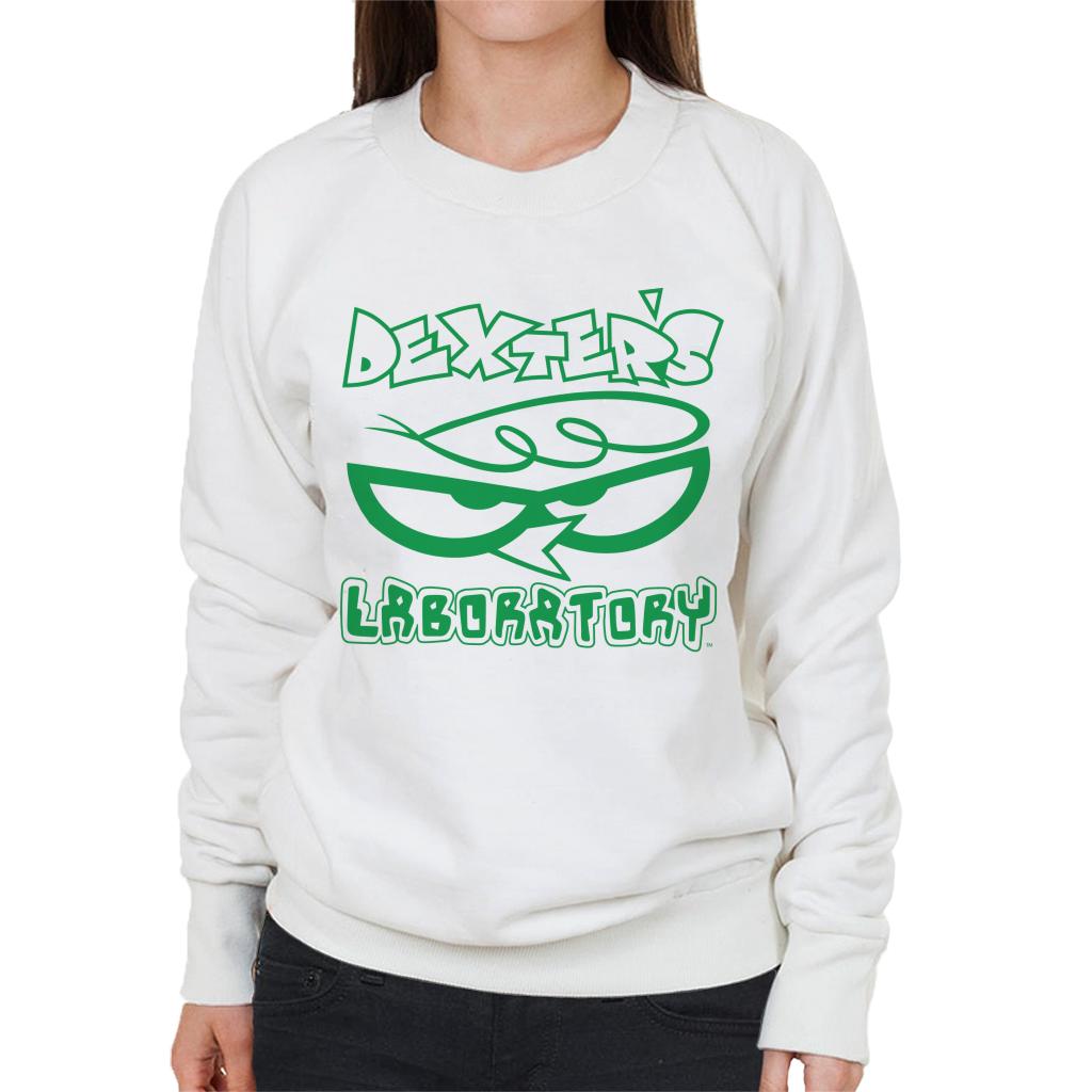 Dexter's Laboratory Logo Silhouette Women's Sweatshirt-ALL + EVERY