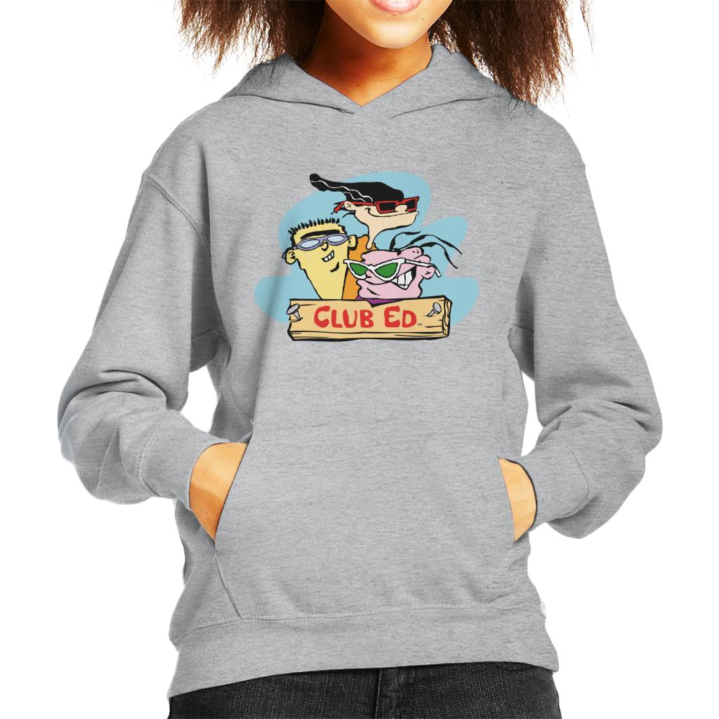 Ed, Edd n Eddy Club Ed Kid's Hooded Sweatshirt-ALL + EVERY