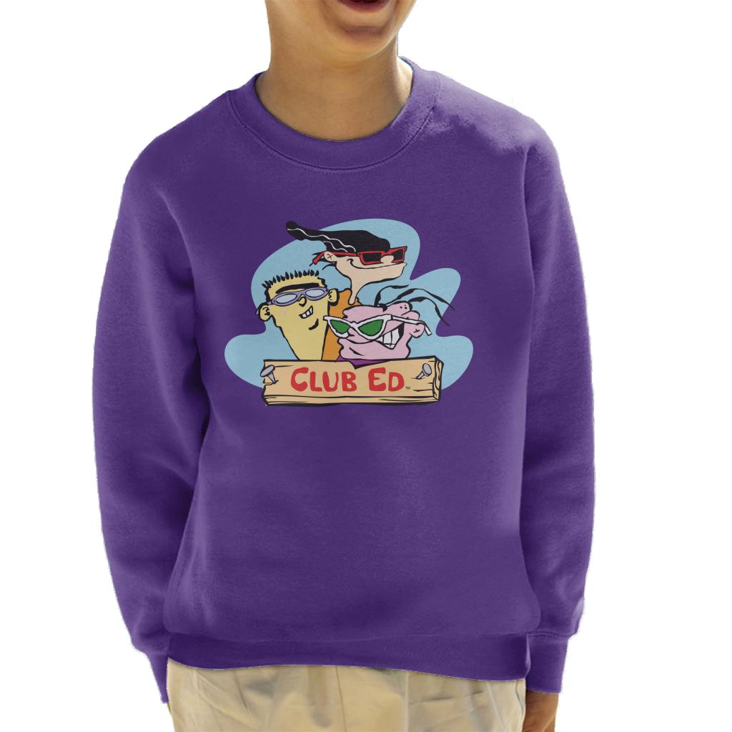 Ed, Edd n Eddy Club Ed Kid's Sweatshirt-ALL + EVERY