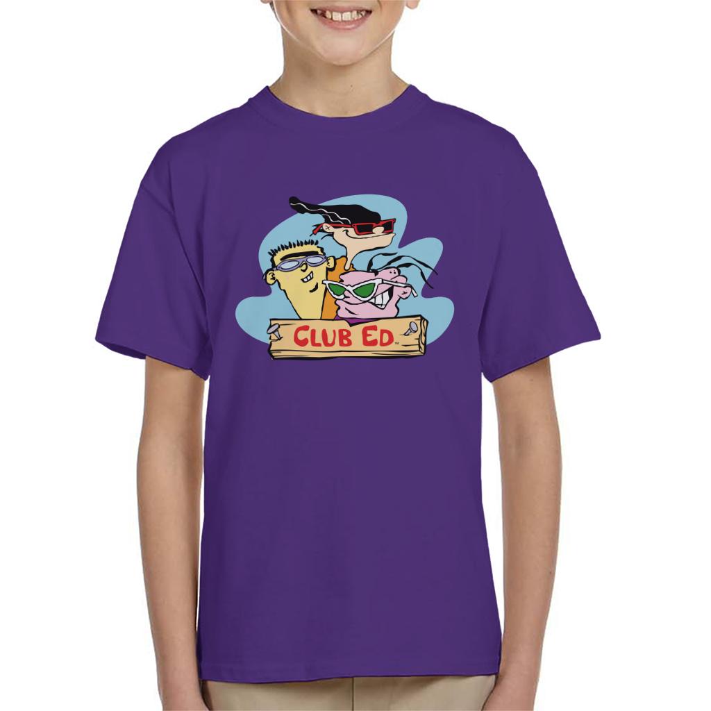 Ed, Edd n Eddy Club Ed Kid's T-Shirt-ALL + EVERY