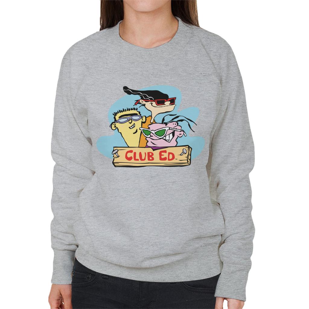 Ed, Edd n Eddy Club Ed Women's Sweatshirt-ALL + EVERY