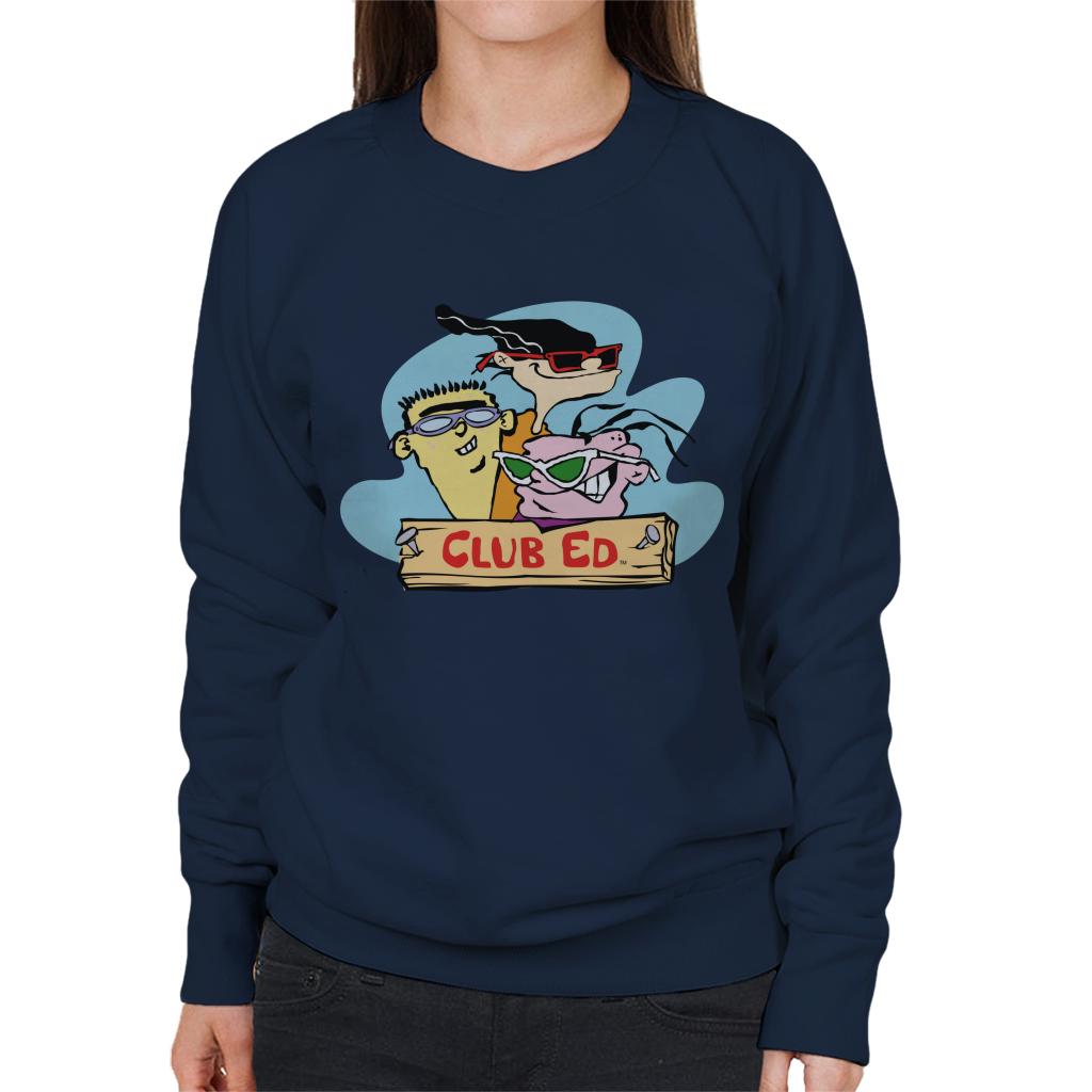 Ed, Edd n Eddy Club Ed Women's Sweatshirt-ALL + EVERY