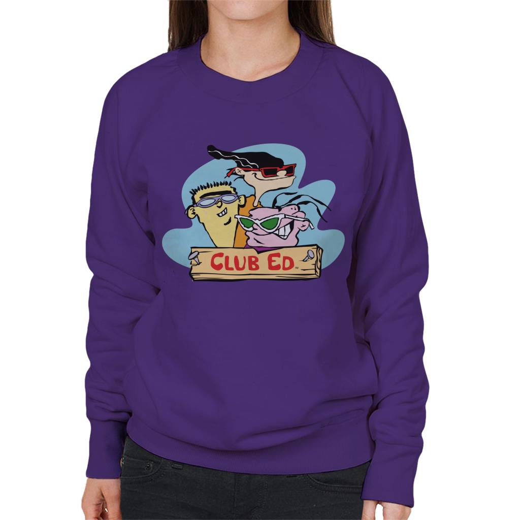 Ed, Edd n Eddy Club Ed Women's Sweatshirt-ALL + EVERY