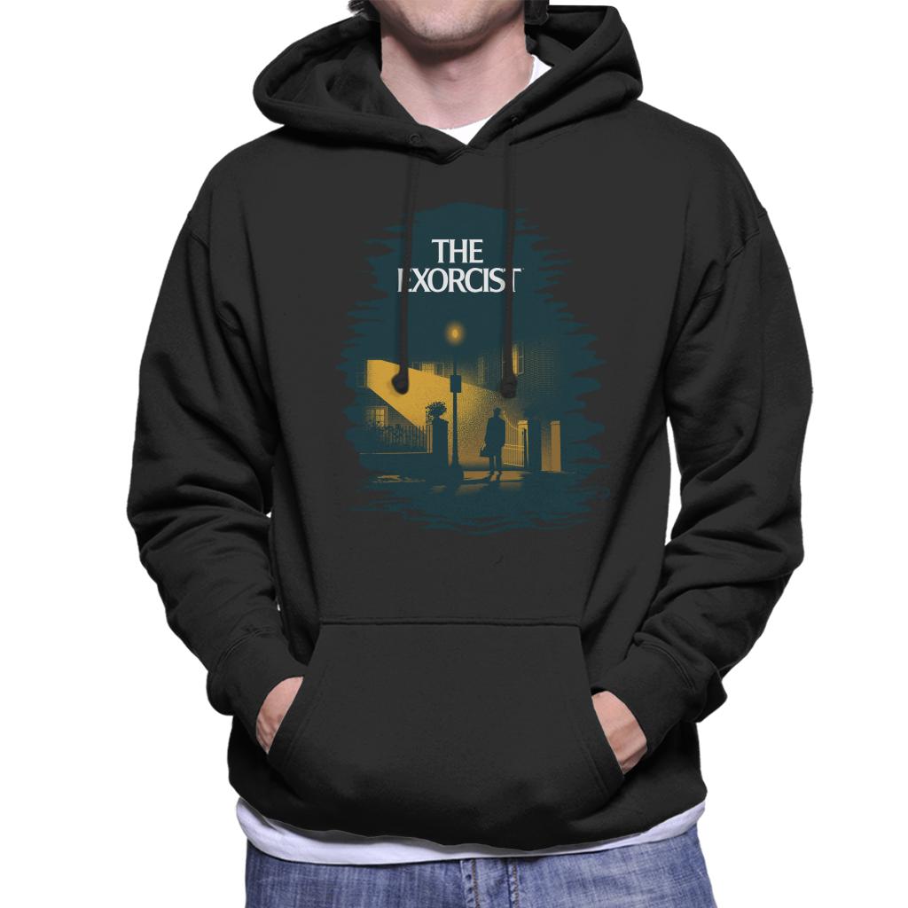 The Exorcist Classic Poster Men's Hooded Sweatshirt-ALL + EVERY